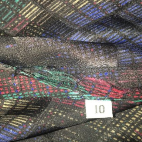 Pure Argenti Wrap Dress Cap Sleeve Vintage Size 10 - Picture 6 of 6